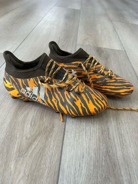 Adidas X 17+ Purespeed FG Soccer Cleats “Lone Hunter” Orange Size 6.5